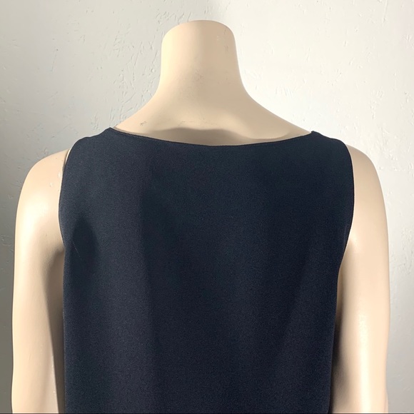 3/$30 - Simon Chang Sleeveless Black Top Size 12 - Picture 4 of 7